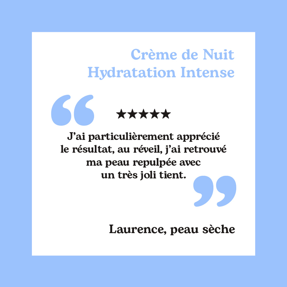 Crème de Nuit Hydratation Intense (L'Eau de nuit)