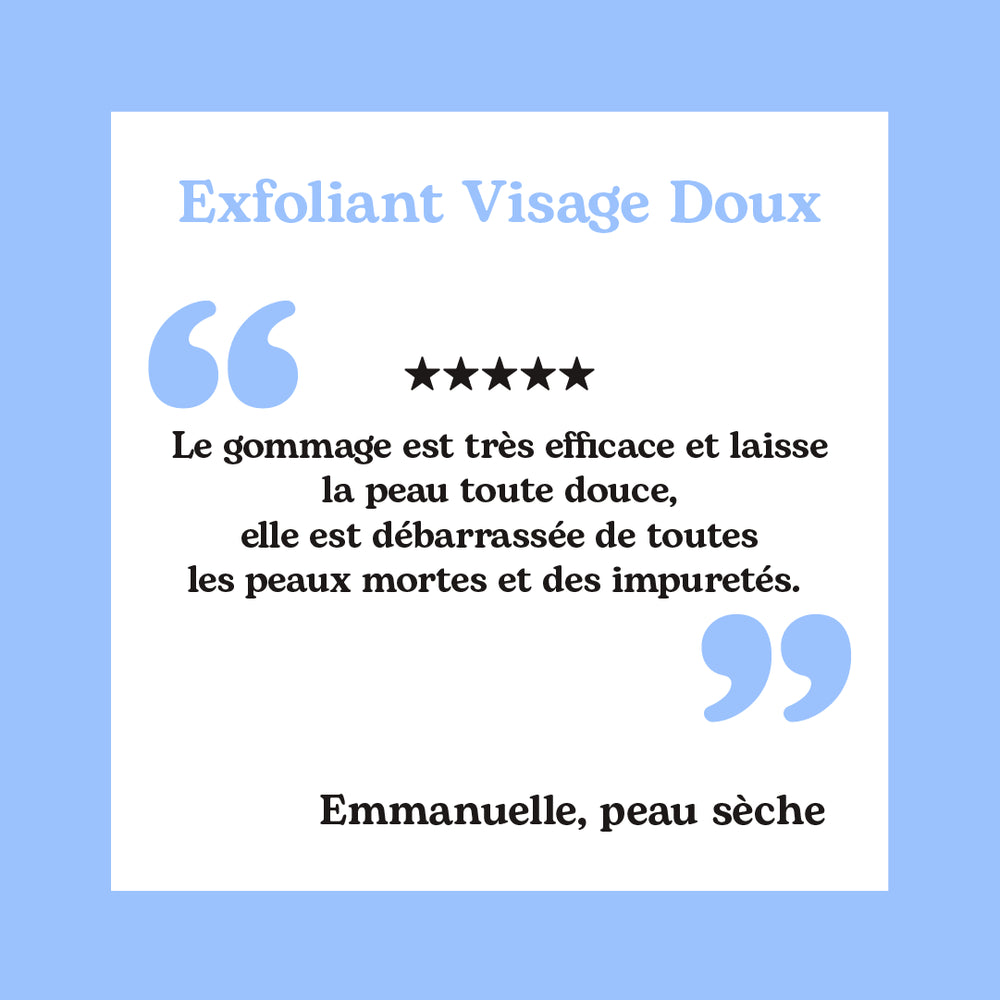 Exfoliant Visage Doux (Grains d'Eau)