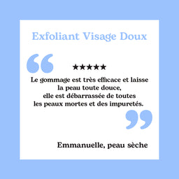 Exfoliant Visage Doux (Grains d'Eau)