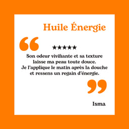 Huile Corporelle BIO Énergie