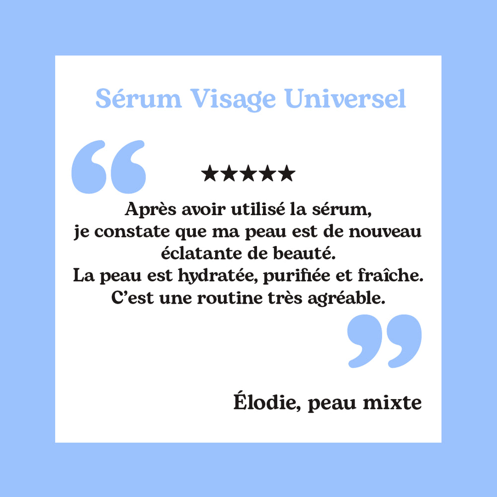 Sérum Visage Universel (Goutte d'Eau)