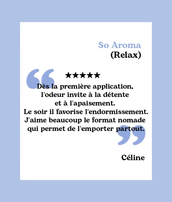 Avis Roll-on Relax So Aroma