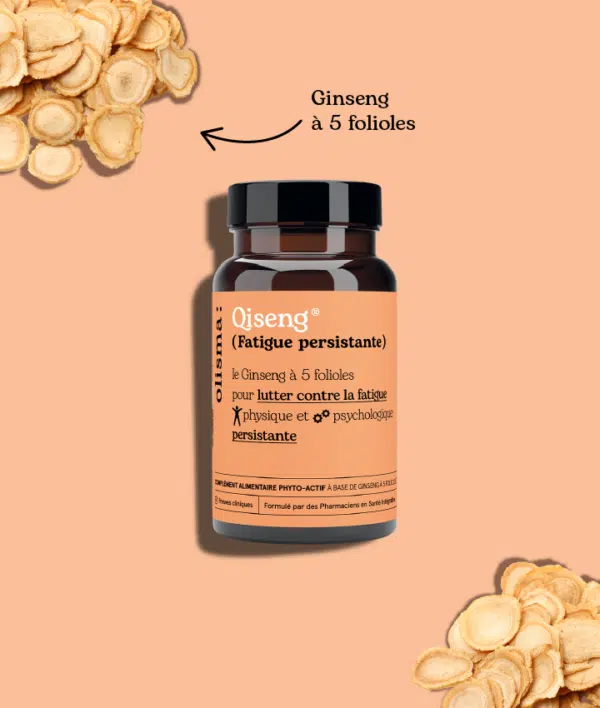 Ingredients Qiseng Fatigue persitante